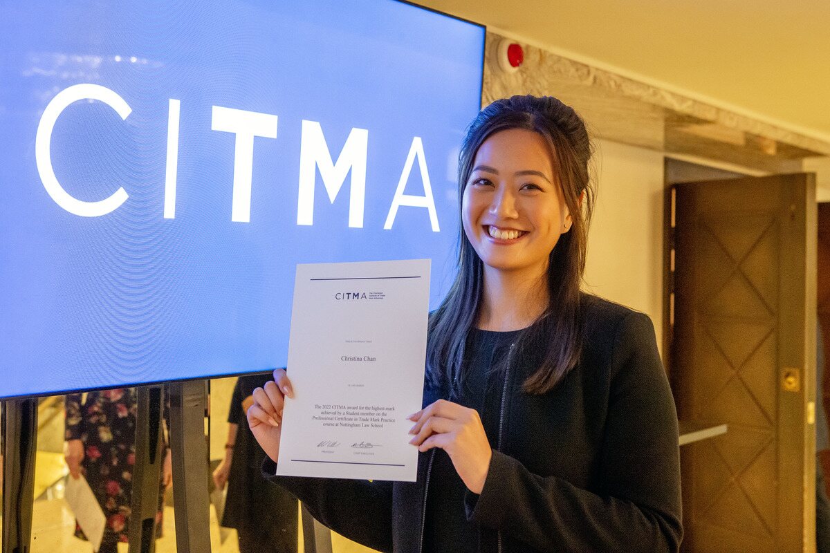 Christina Chan wins 2022 CITM Award for highest mark in PCTMP course