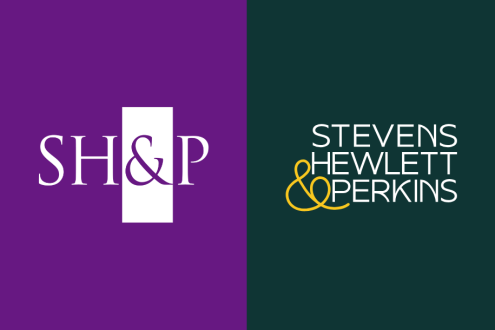 SH&P New logo and old logo comparison