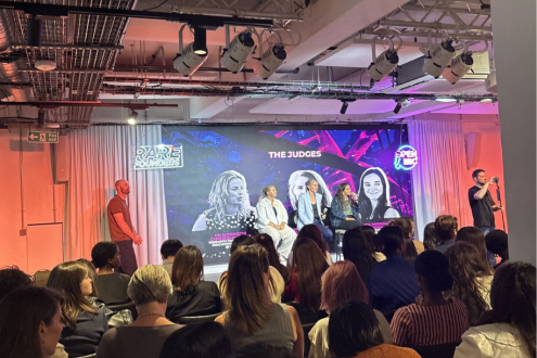 Bob Barnes at Women's health Pitch and Open mic